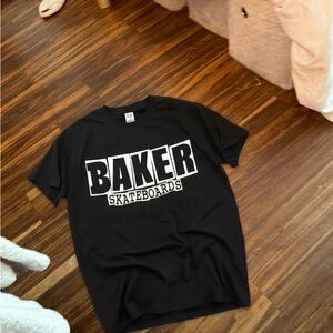 Bakers Black and White Skateboard Tee